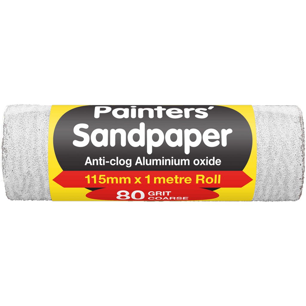 Uni-Pro Anti-Clog Sandpaper 1mt Rolls Aluminium Oxide - Box of 10