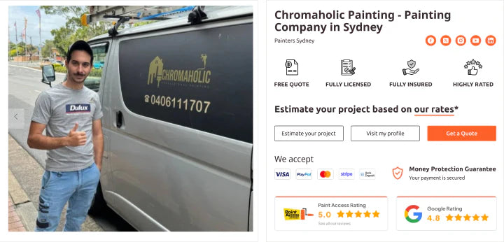 Tired of low quality leads? Become a PaintAccess VIP member and get more exposure to top clients