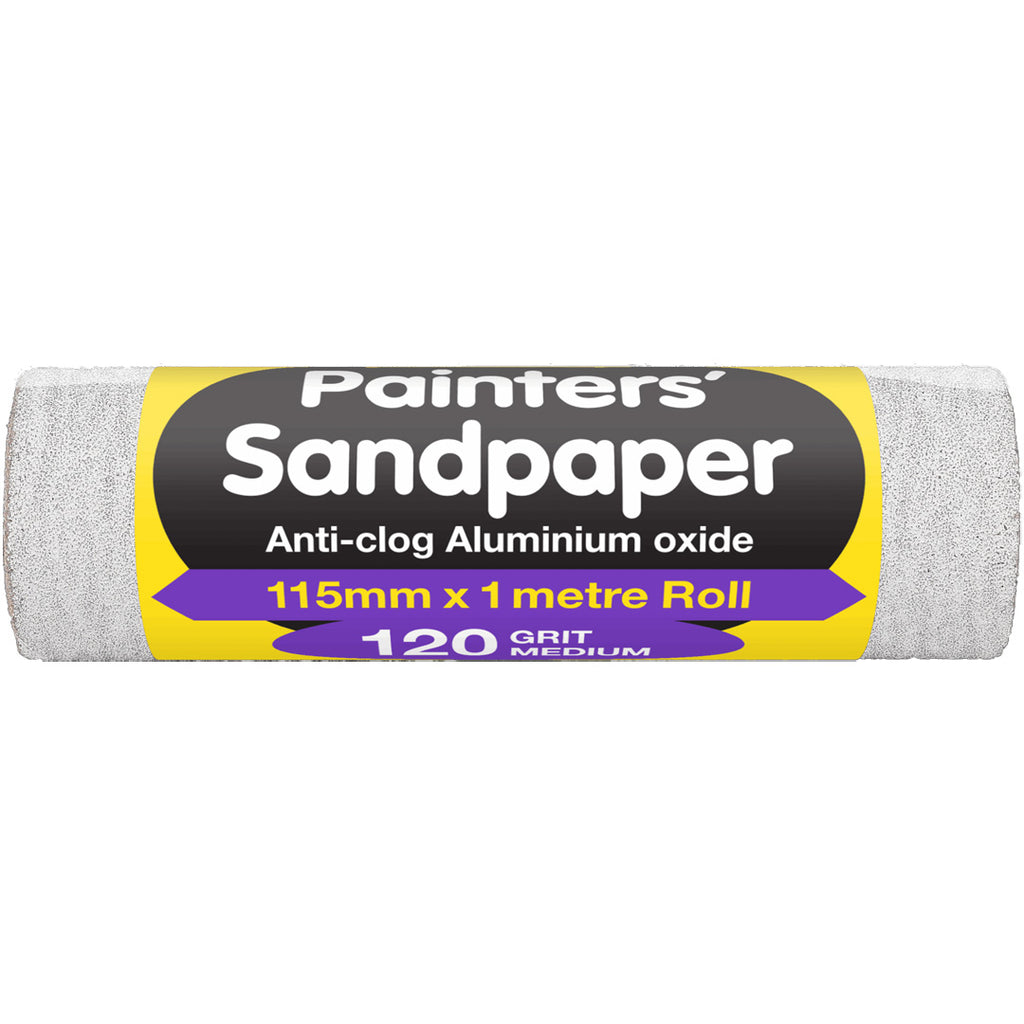 Uni-Pro Anti-Clog Sandpaper 1mt Rolls Aluminium Oxide - Box of 10