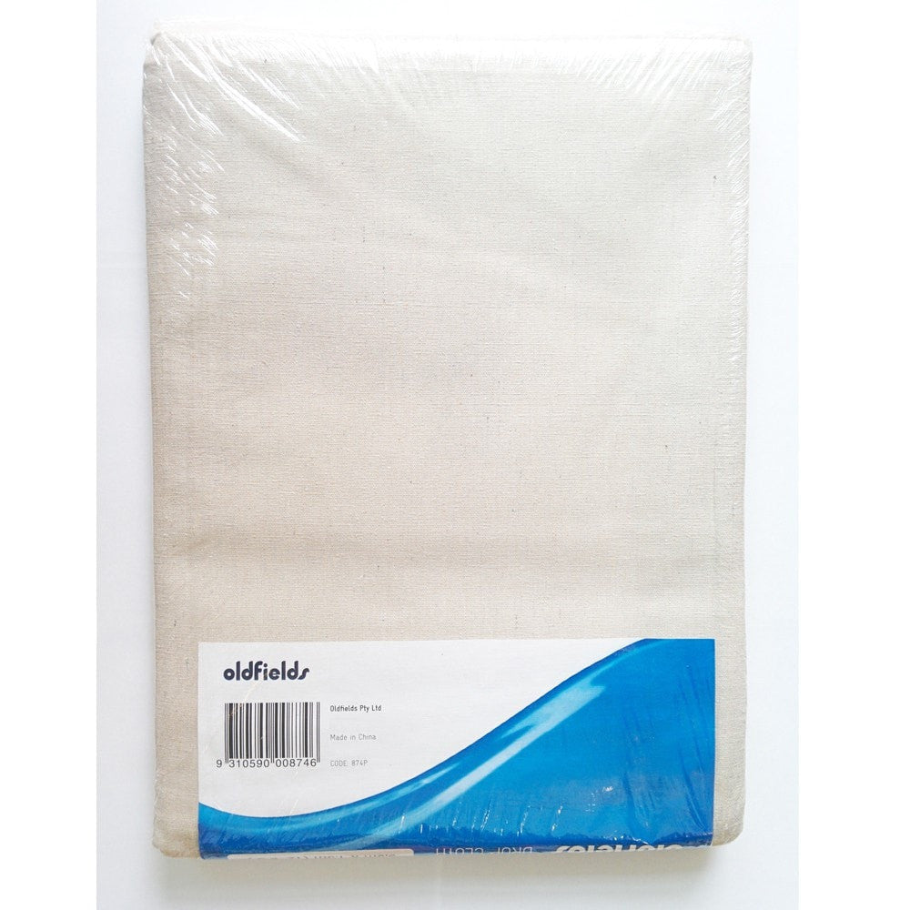 Packaging of Oldfields 3.6m x 1.5m drop cloth showing 8oz heavy-duty recycled cotton