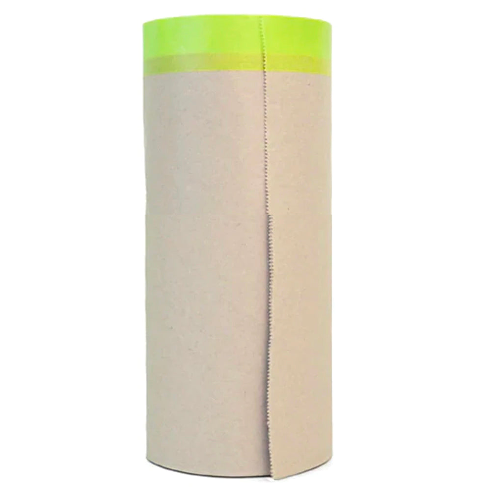 iQuip Envo pretaped kraft masking paper refill roll 150mm with green tape