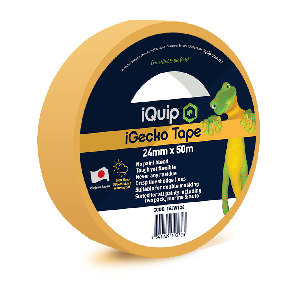 iQuip iGecko Japanese Washi Tape 24mm for precision masking and zero bleed