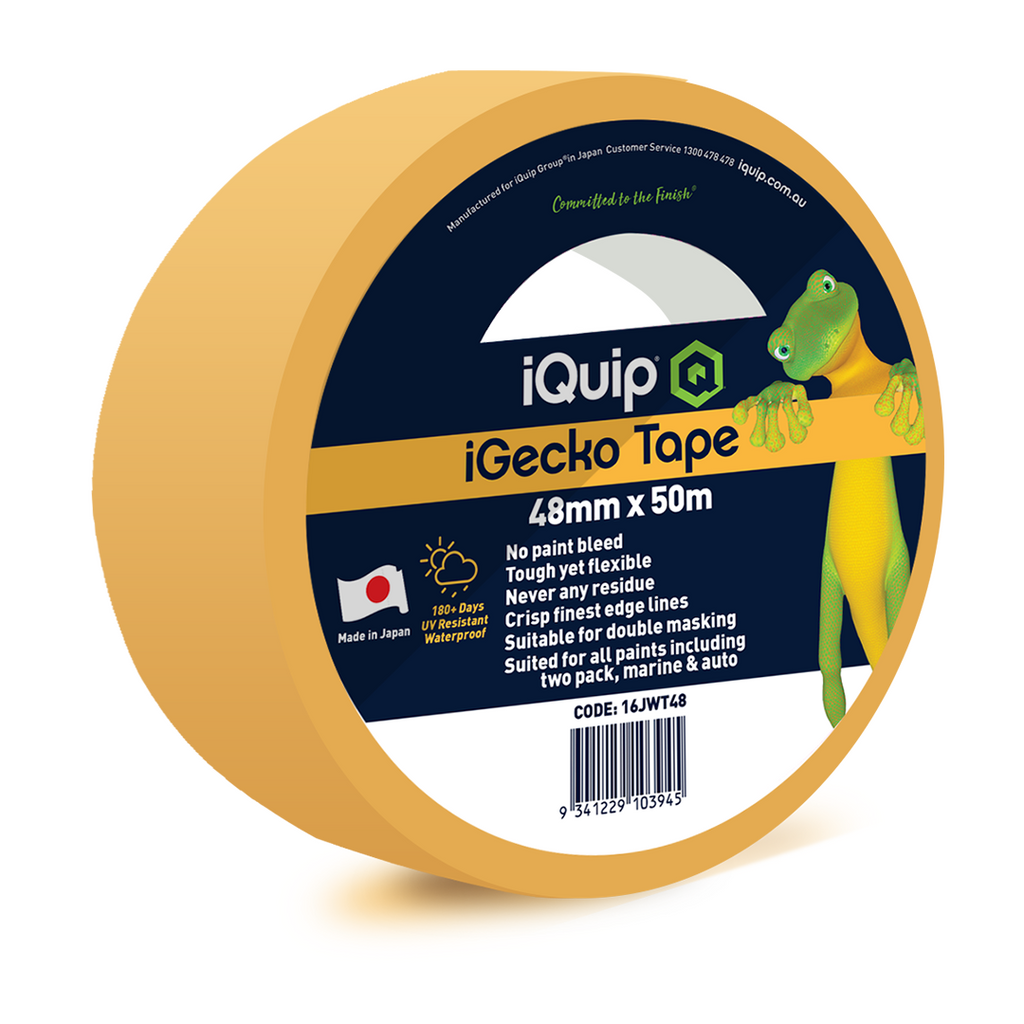 iQuip iGecko Japanese Washi Tape 48mm yellow masking tape for sharp lines