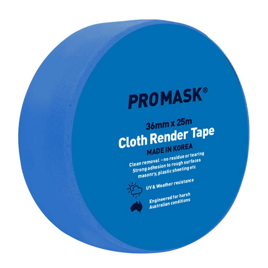 Promask Korean Render Cloth Tape 36mm X 25m Range / Box of 30 Rolls