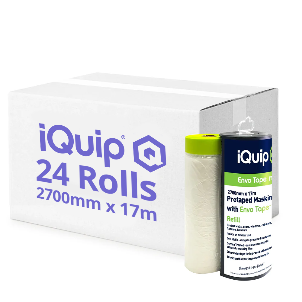 Wholesale box of iQuip Envo Tape'n'Drape 2700mm masking film rolls for large area protection