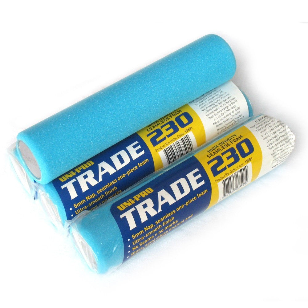 Uni-Pro Trade Seamless Foam Roller Covers 230mm/270mm - Box of 6/8