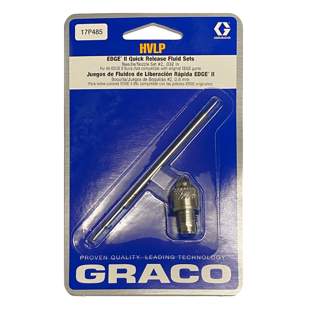 Graco Edge II HVLP Quick Release Fluid Sets Range