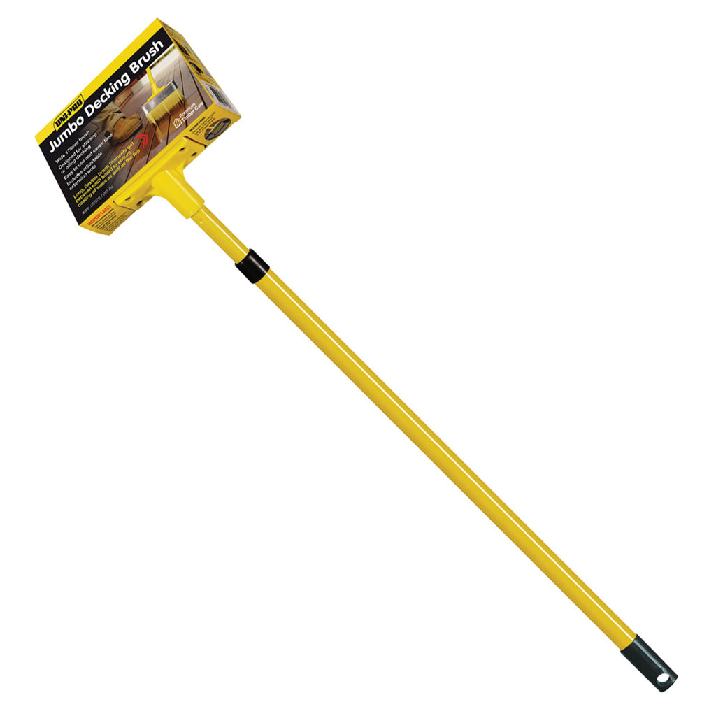 Uni-Pro Jumbo 175mm Decking Brush with Pole - Box of 6