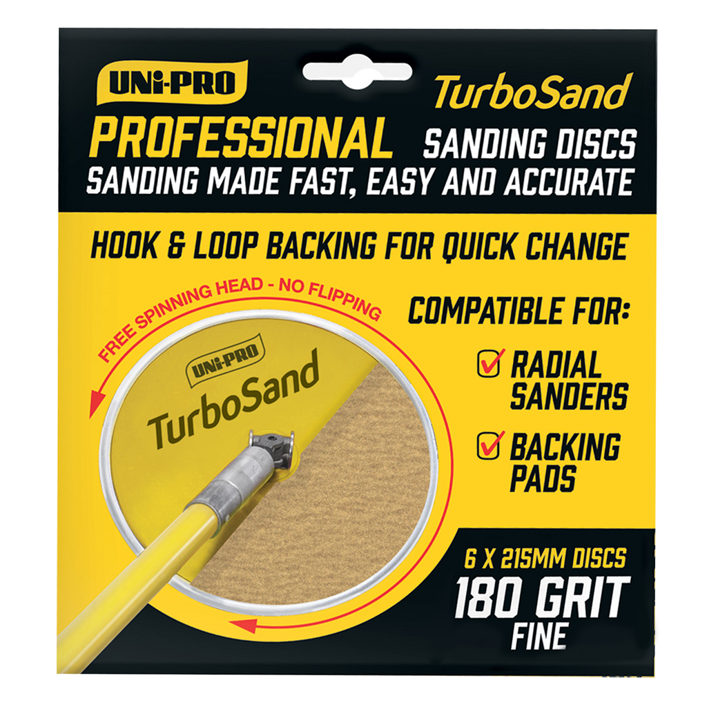 Uni-Pro Professional TurboSand Disc 6 Pack - Box of 12