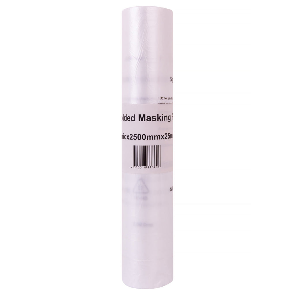 Stylus KWIKMASK 2.5m x 25m masking film roll with corona treatment for paint bonding