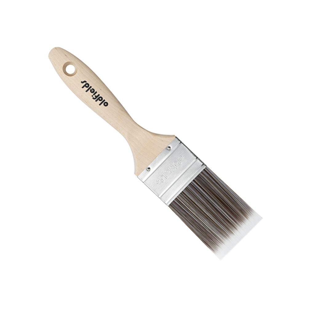 Oldfields Classic 50mm Wall Brush with wooden handle for ceilings, walls and doors