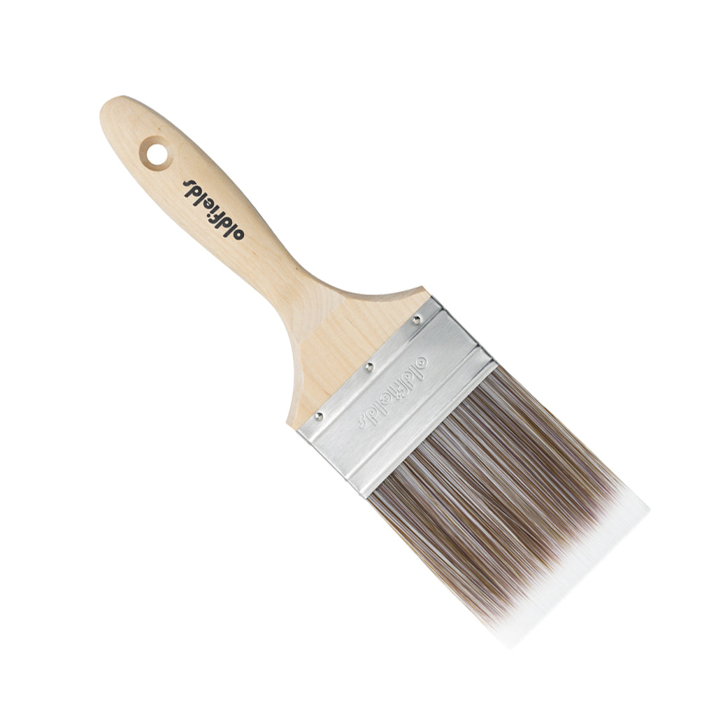 Oldfields Classic 75mm Wall Brush featuring Fast Flow Technology for smooth coverage