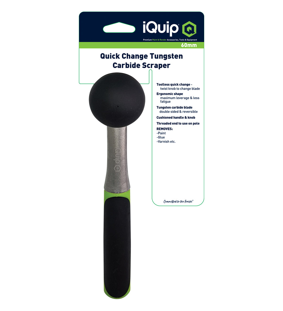 iQuip 60mm Quick Change Tungsten Carbide Scraper 22QPS60