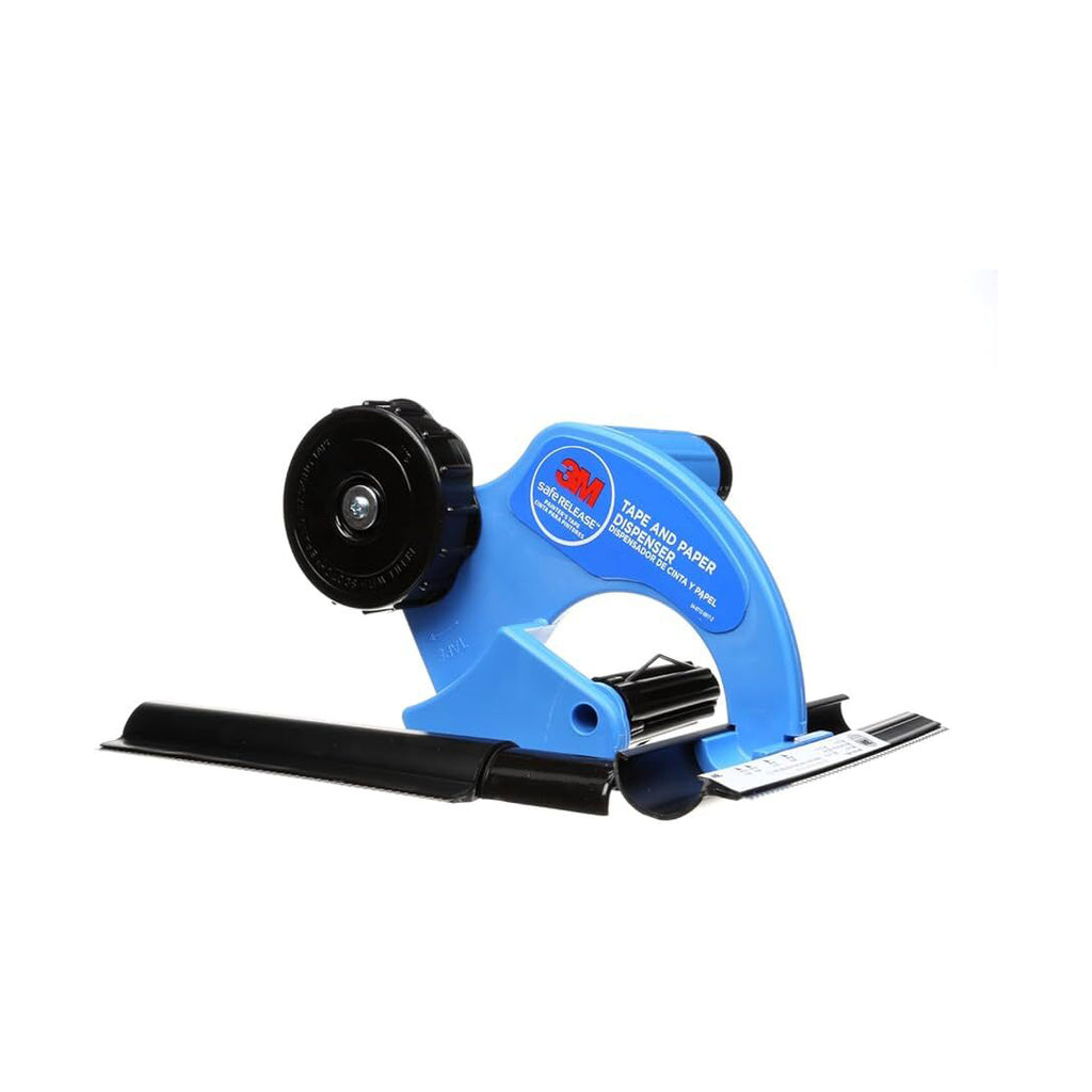 Blue ScotchBlue M1000 dispenser loaded with masking tape and paper