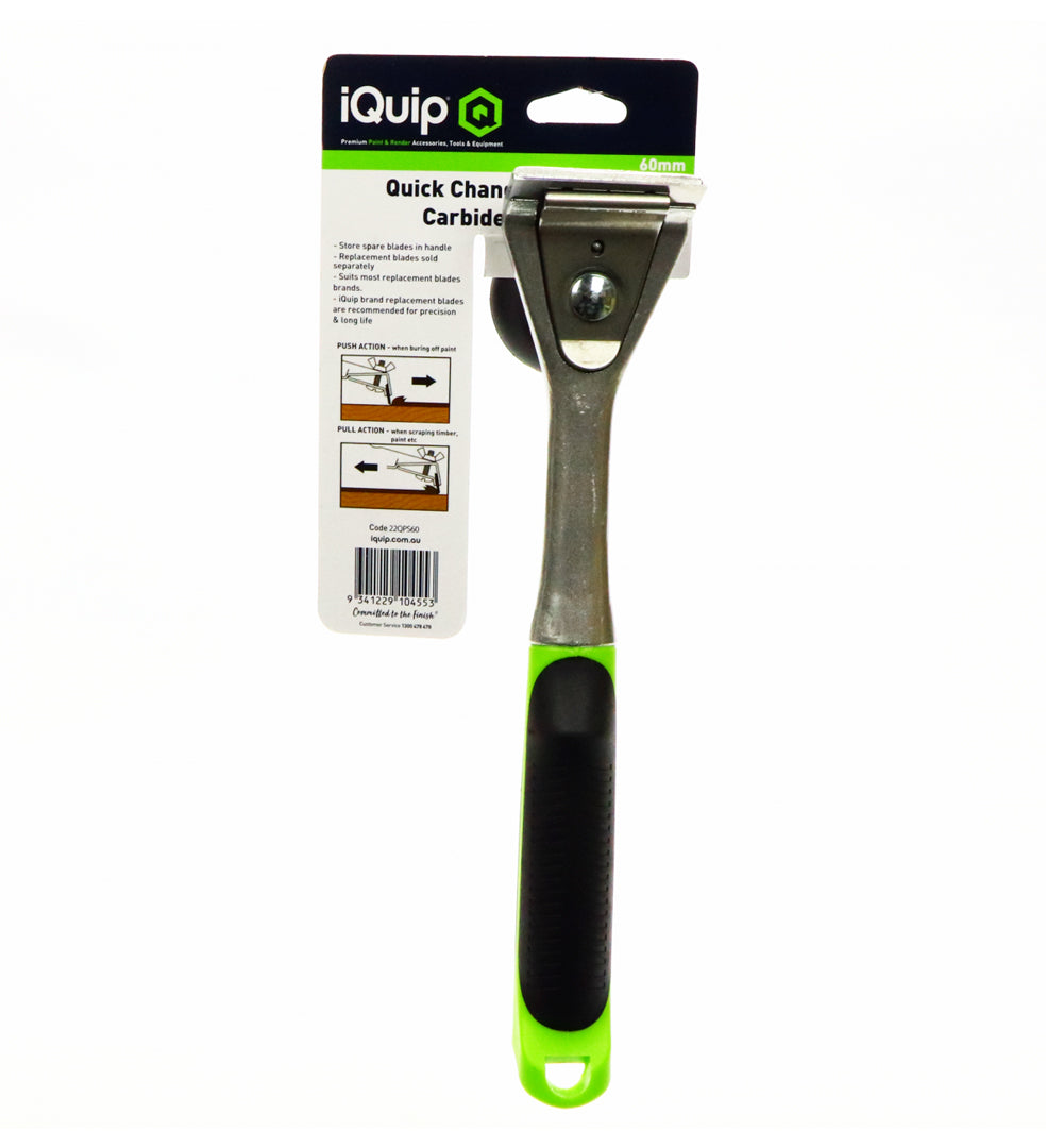 iQuip 60mm Quick Change Tungsten Carbide Scraper 22QPS60