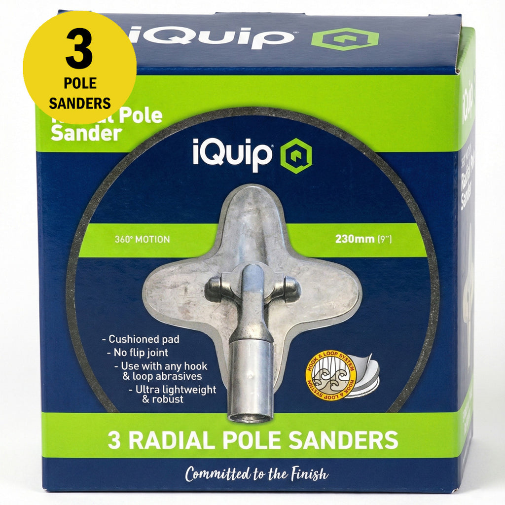 iQuip Radial Cushioned Pivoting Pole Sander