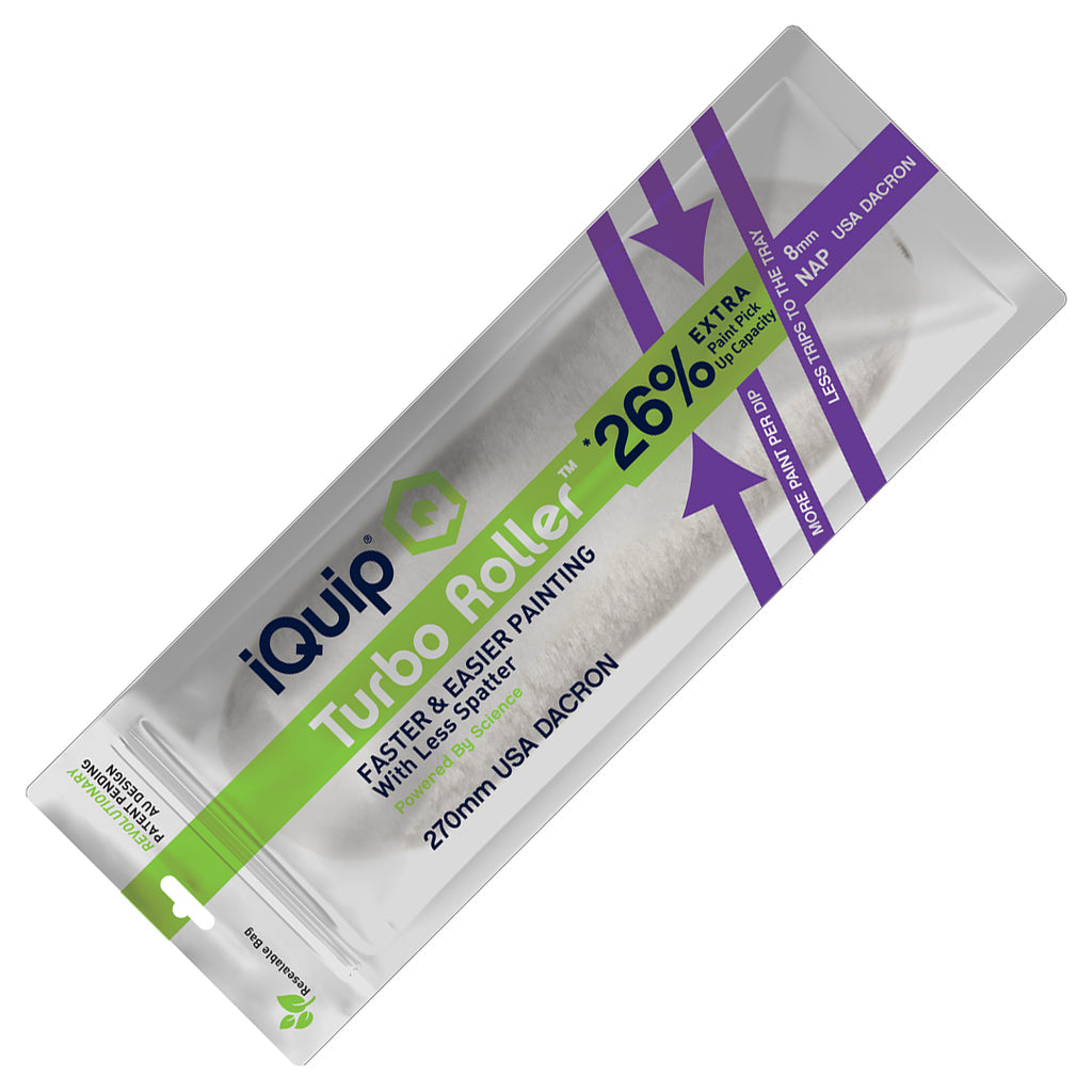 iQuip Turbo Roller Sleeve Professional 270mm USA Dacron Range