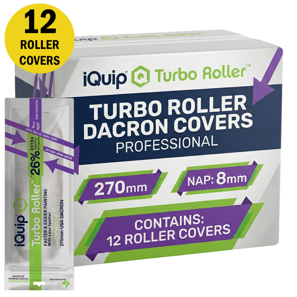 iQuip Turbo Roller Sleeve Professional 270mm USA Dacron Range