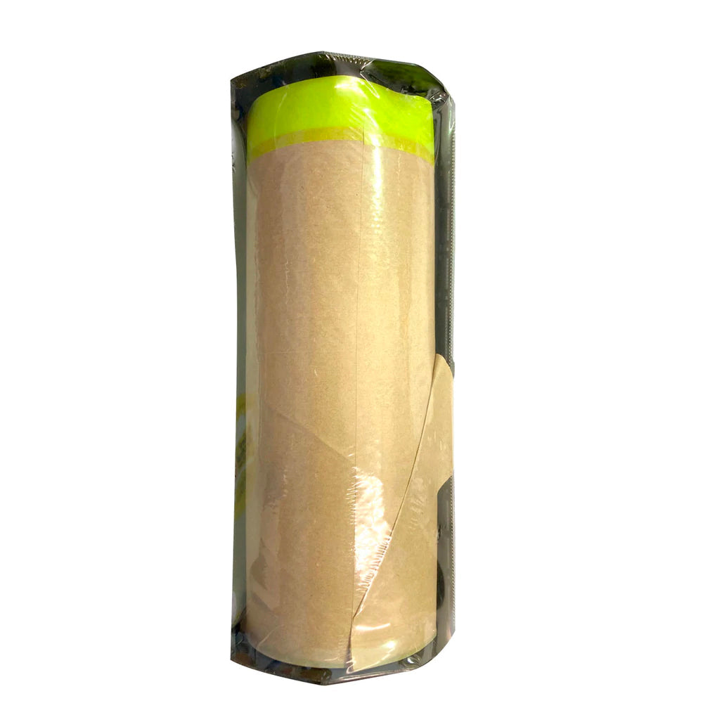 Wrapped roll of iQuip Envo pretaped kraft masking paper 300mm