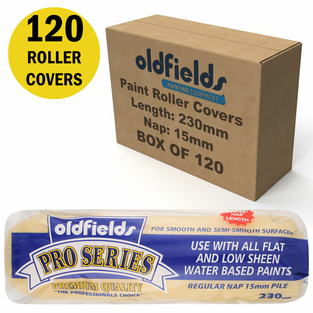 Oldfields Pro Series Paint Roller Covers 15mm Nap