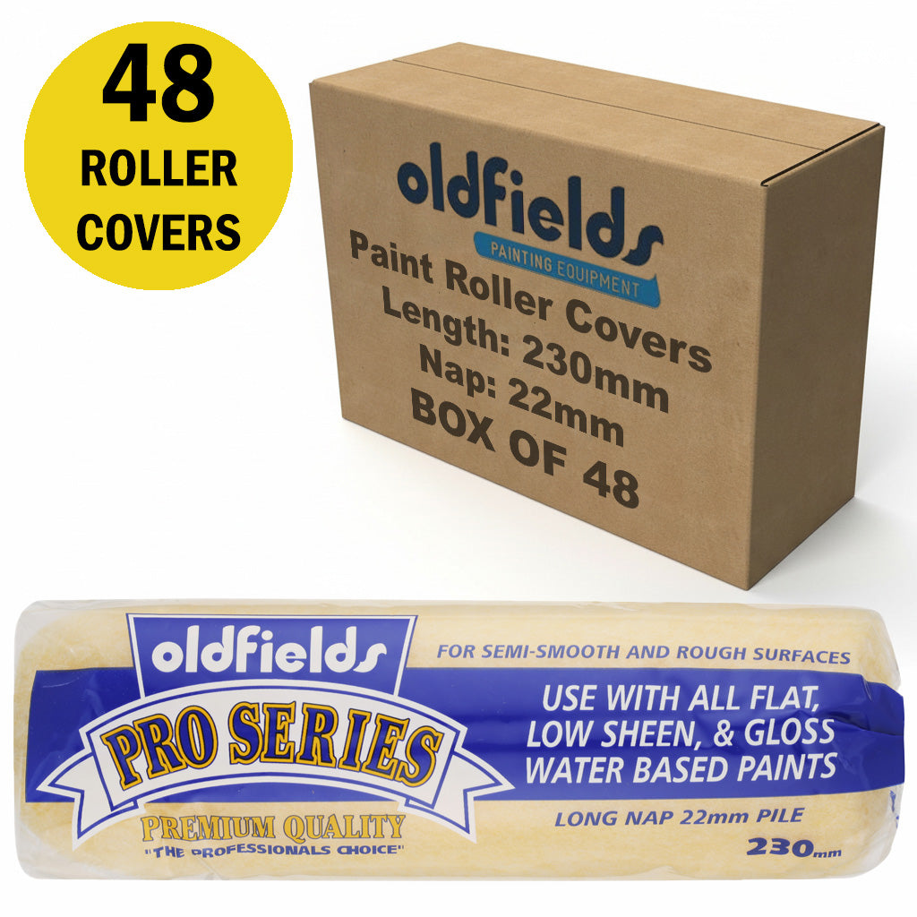 Oldfields Pro Series Paint Roller Covers 22mm Nap