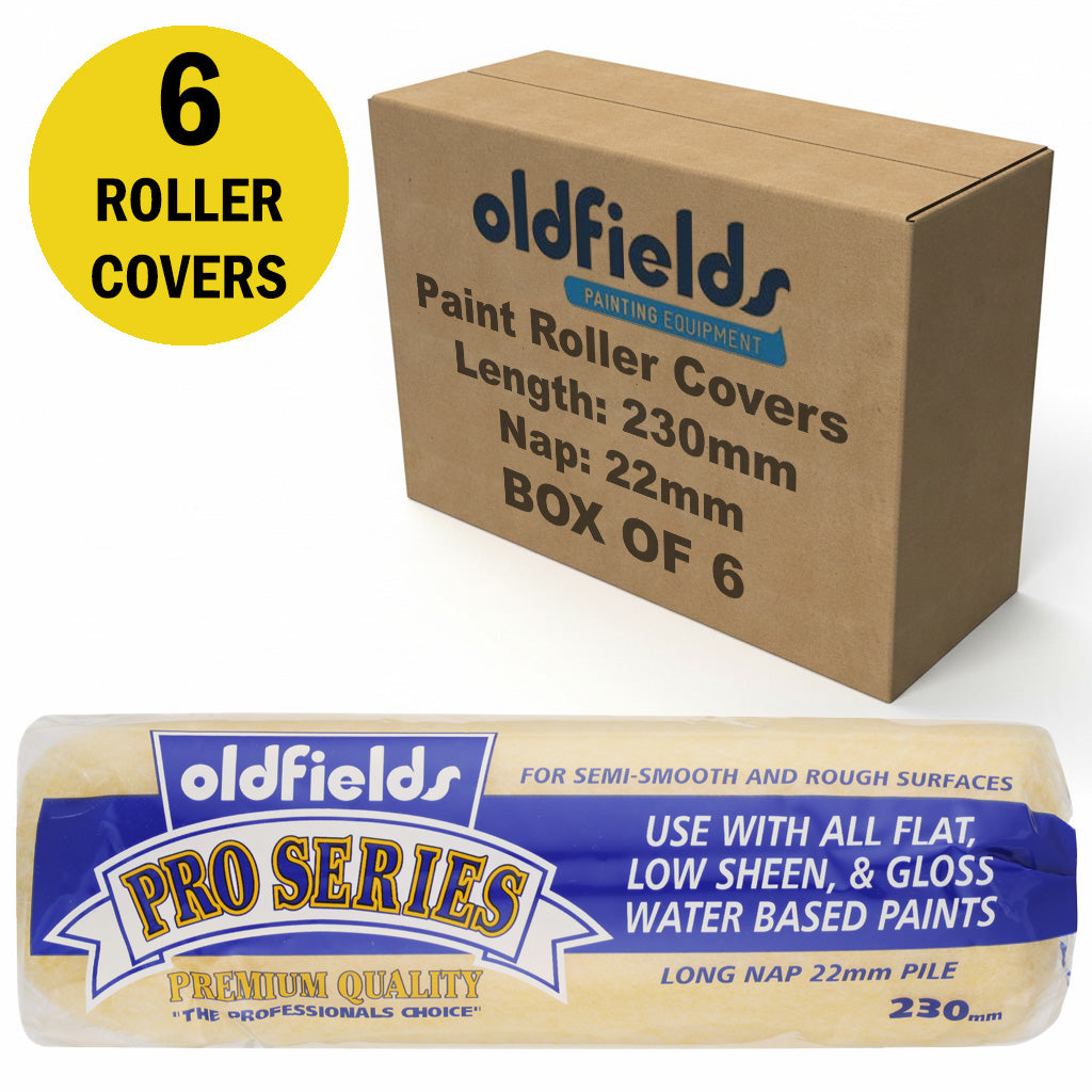 Oldfields Pro Series Paint Roller Covers 22mm Nap