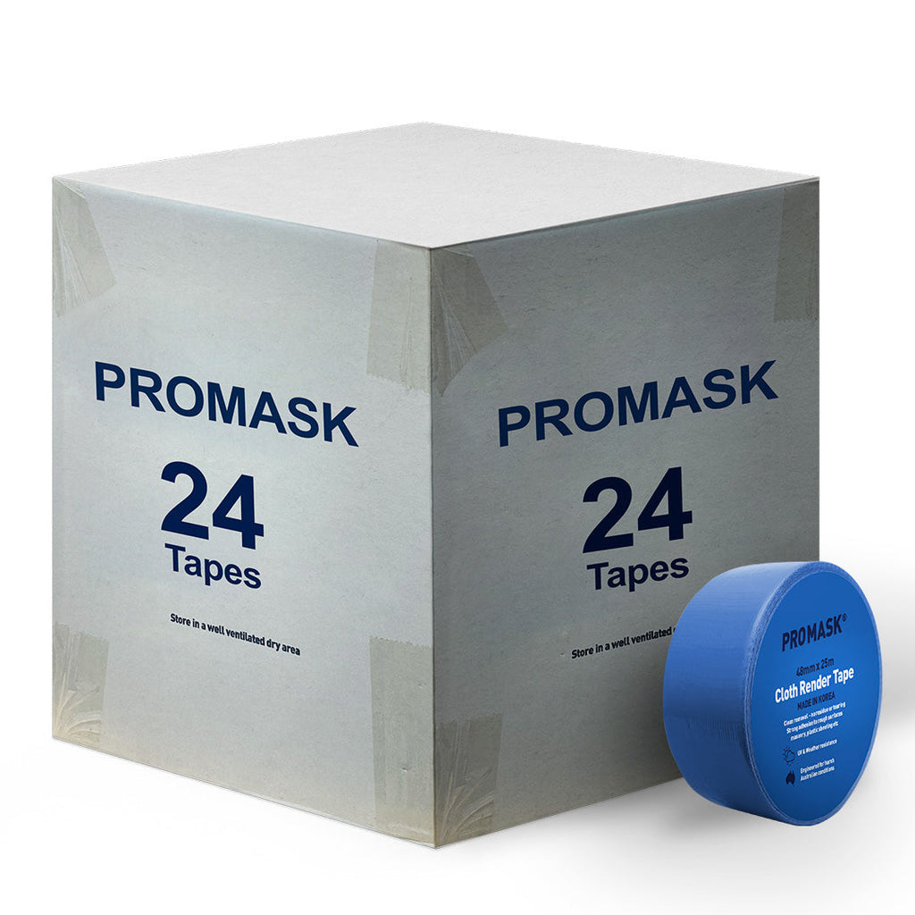 Promask Korean Render Cloth Tape 48mm X 25m / Box of 24 Rolls