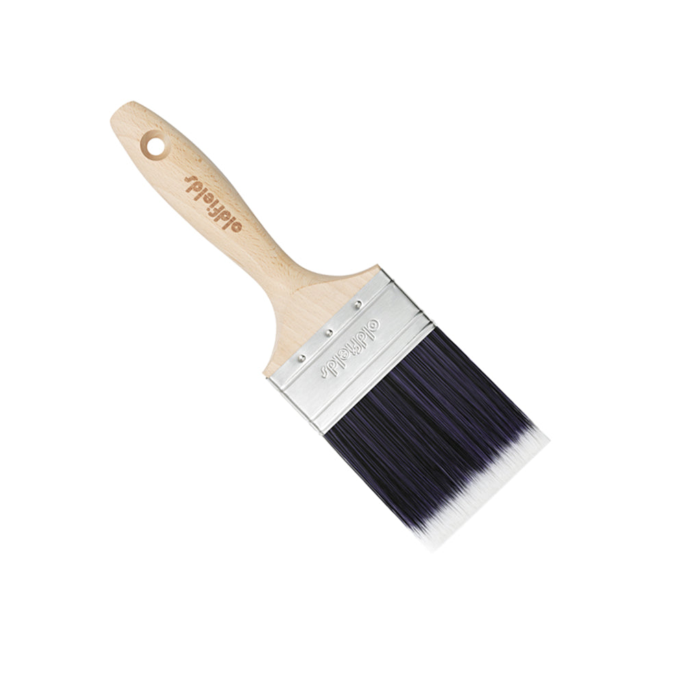 Oldfields Pro Series 75mm rectangle wall brush, ideal for broad surface applications