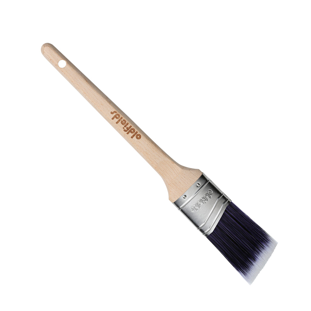 Oldfields 38mm Oval Sash Angle Cutter with E4 Mark II synthetic filament and beech handle