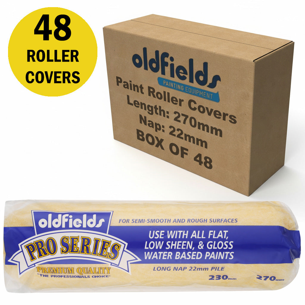 Oldfields Pro Series Paint Roller Covers 22mm Nap