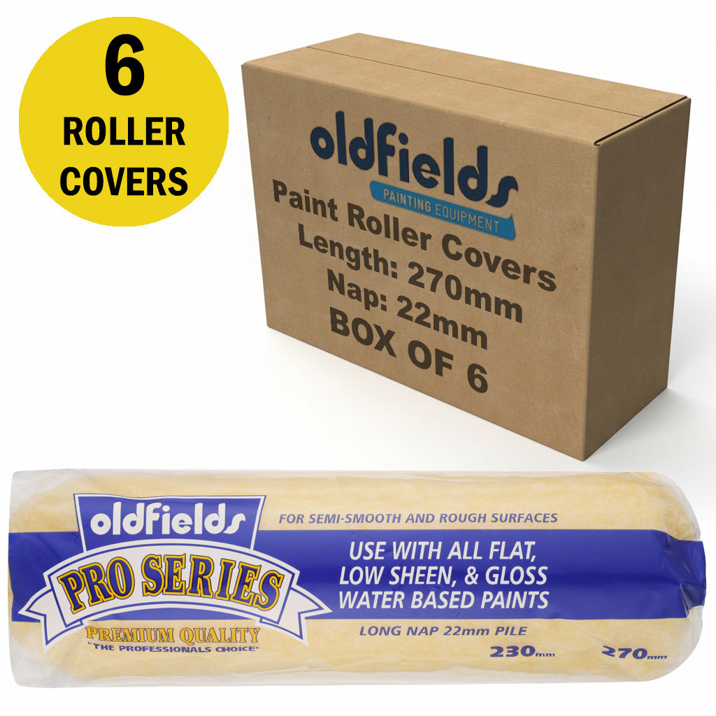 Oldfields Pro Series Paint Roller Covers 22mm Nap