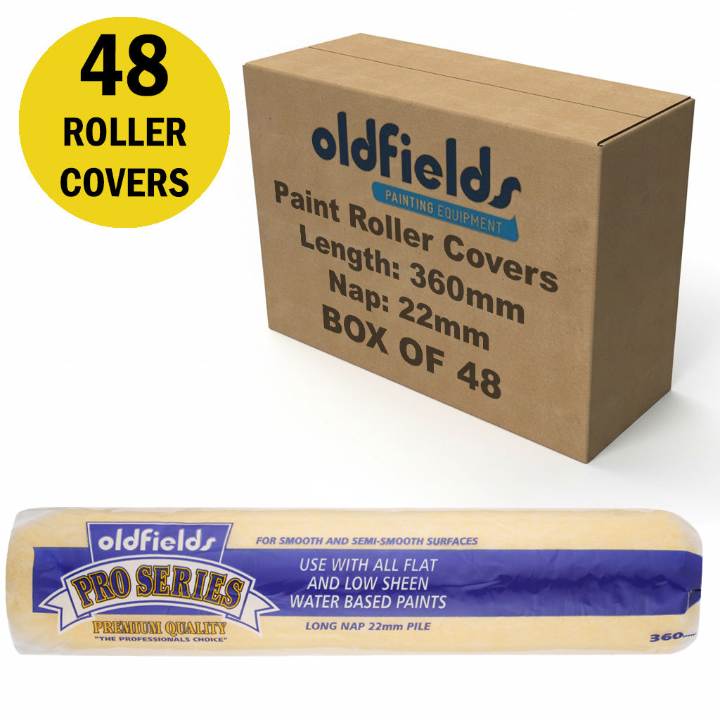 Oldfields Pro Series Paint Roller Covers 22mm Nap