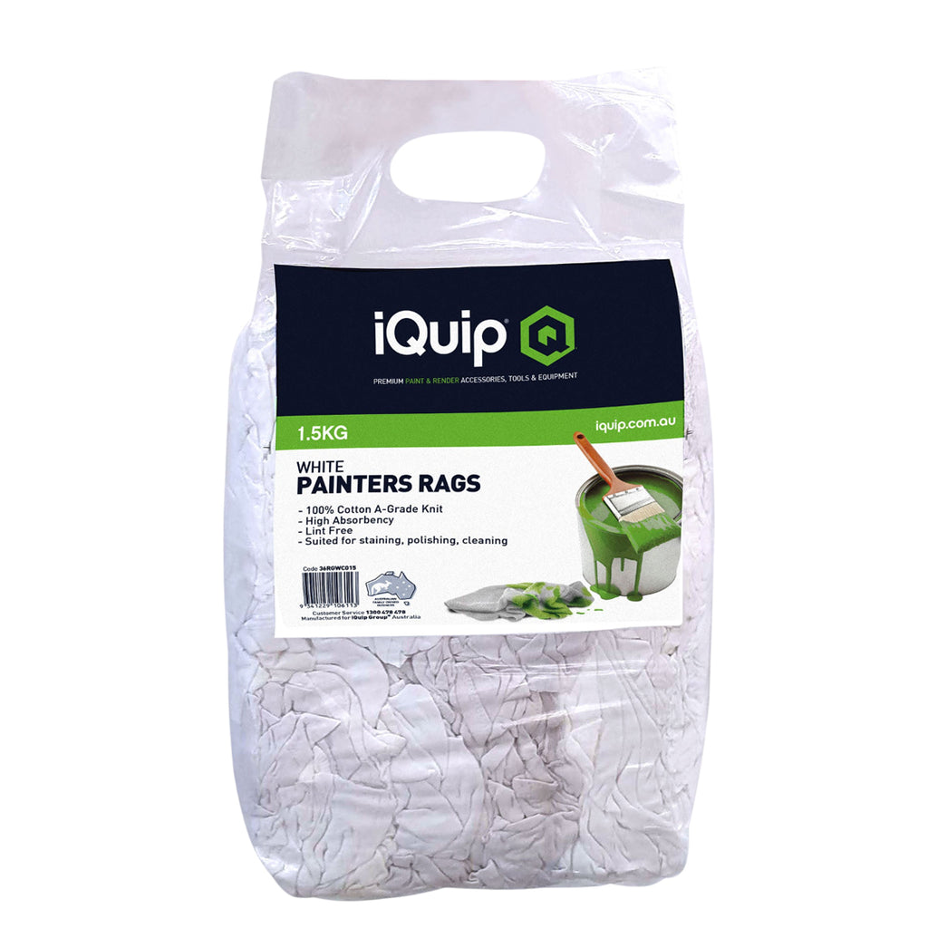 iQuip white Painters Rags 1.5kg