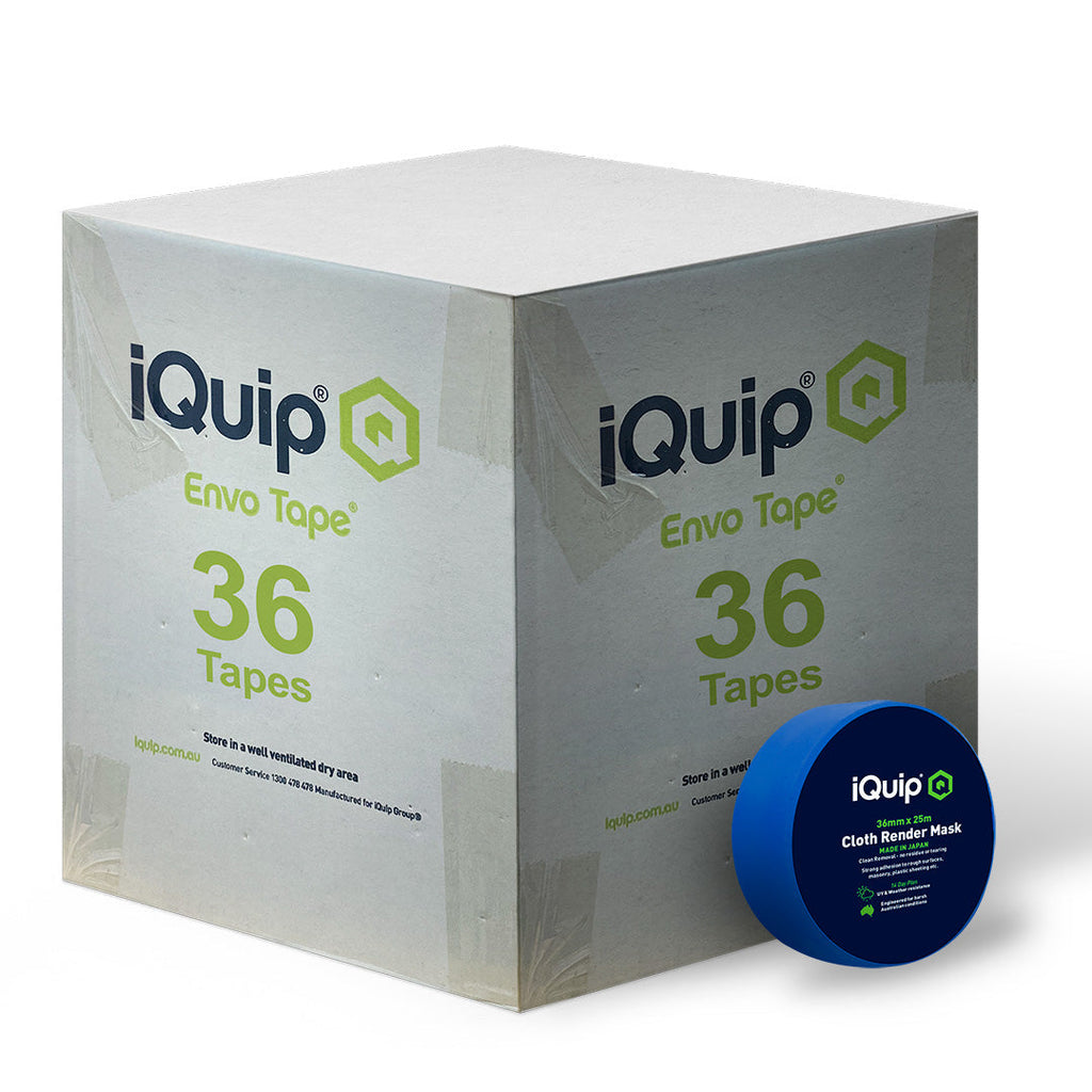 iQuip Japanese Cloth Masking Tape 36mm X 25m / Box of 36 Rolls