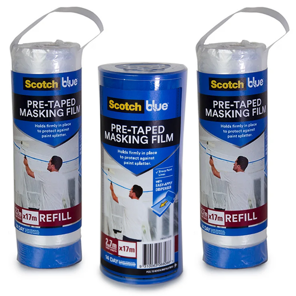 3M PT2090 Pretaped Masking Film Refill - Value Pack / Sold by Box