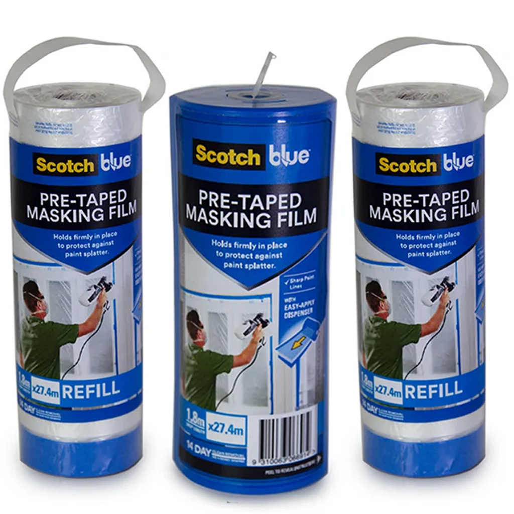 3M PT2090 Pretaped Masking Film Refill - Value Pack / Sold by Box