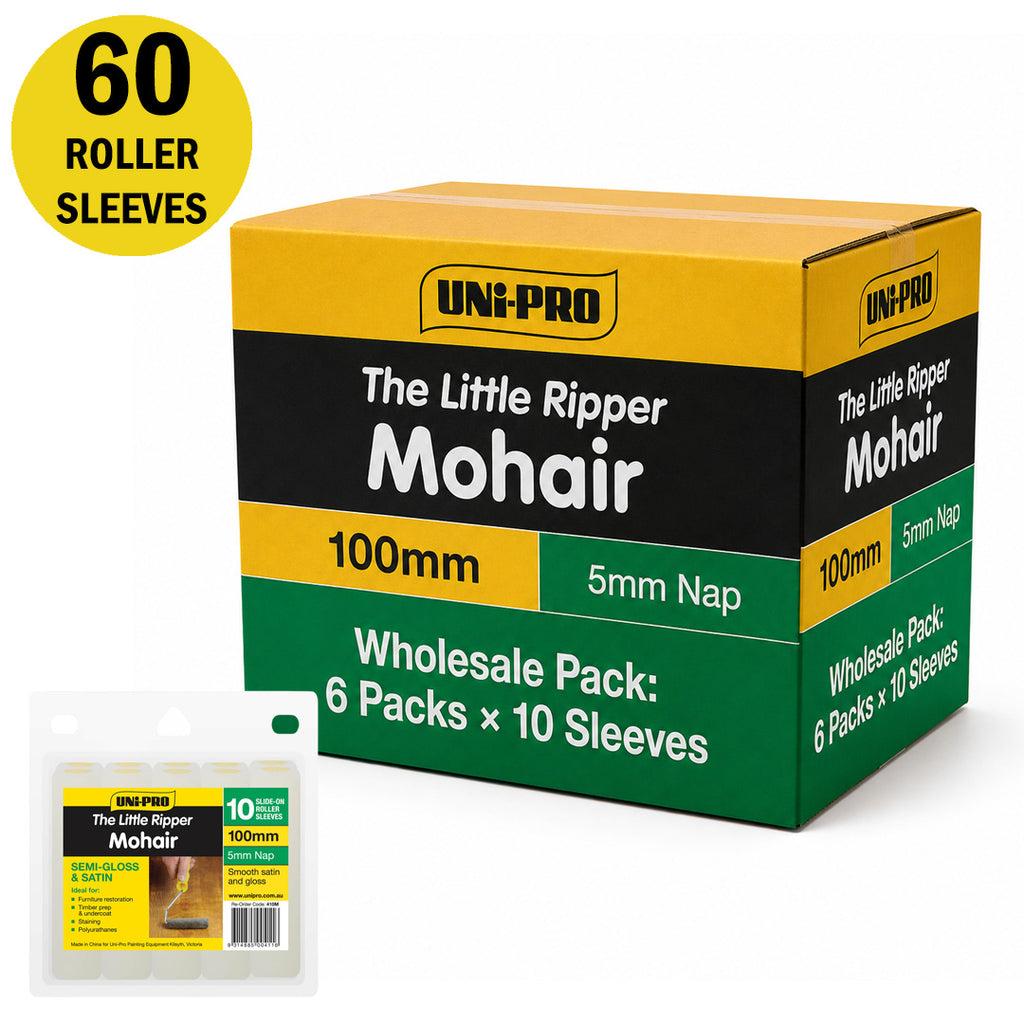 Little Ripper 100mm Mohair Covers 10 Pack 5mm Nap - Box of 6