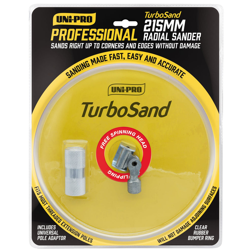 Uni-Pro Professional TurboSand Circular Pole Sander and Microfibre Cleaning Pad - Special