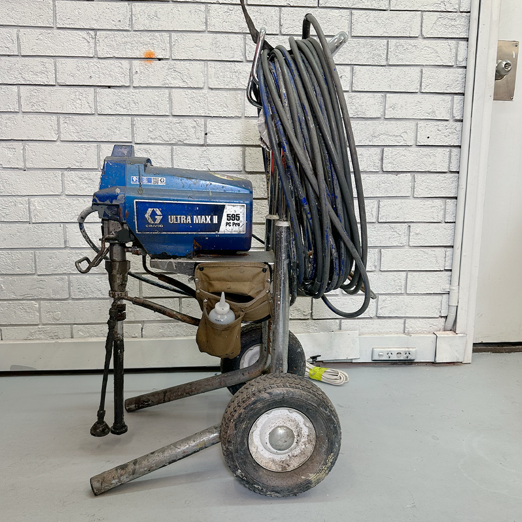 Ultra Max II 595PC Pro Electric Airless Sprayer - Hi-Boy Cart - used paint sprayer