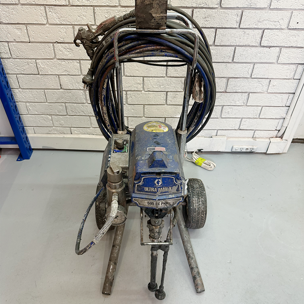 Ultra Max II 595PC Pro Electric Airless Sprayer - Hi-Boy Cart - used paint sprayer
