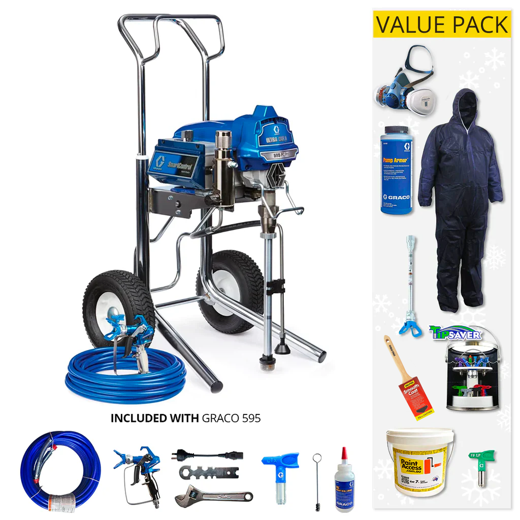 Graco Ultra 490PC - 495PC - 595PC Pro Electric Airless Sprayer with Value Pack - Special Best of the Best