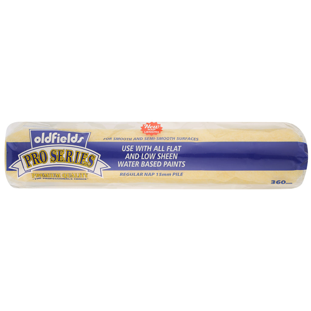 Oldfields Pro Series Paint Roller Covers 15mm Nap