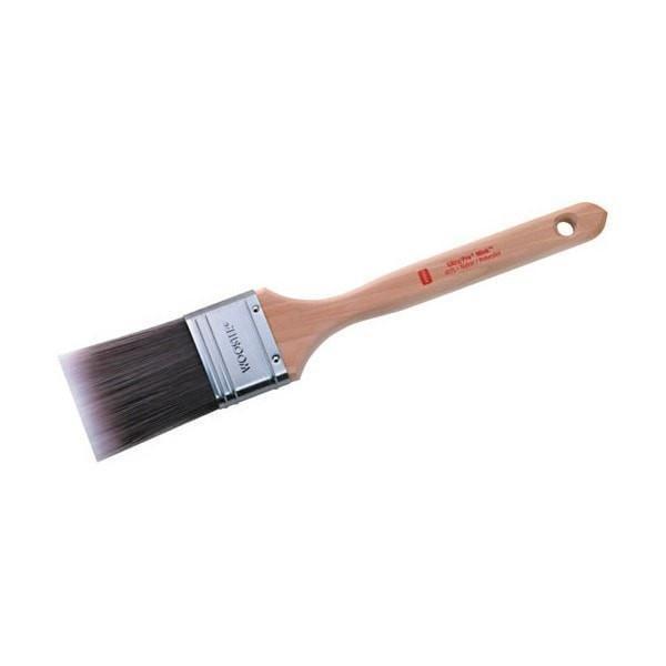 Wooster Ultra Pro Mink 75mm brush unwrapped showing synthetic filaments and ferrule