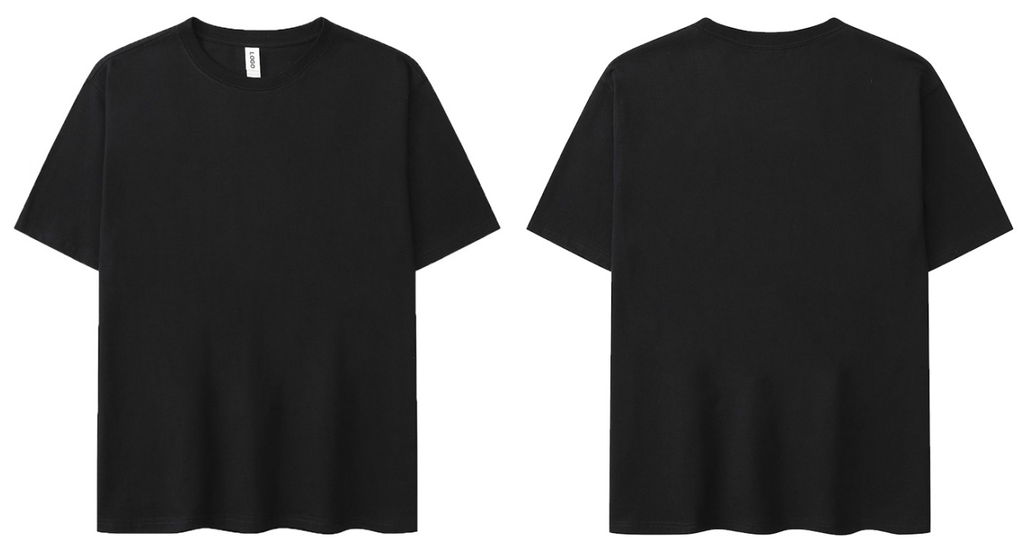 T-shirt with your screen printed logo on the front and back