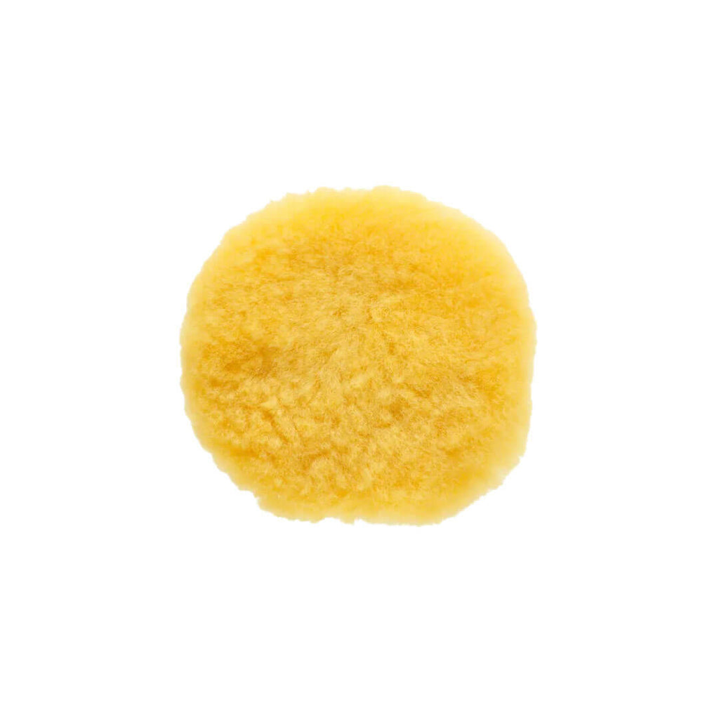 80mm Mirka Pro lambswool polishing pad for high-gloss automotive refinishing