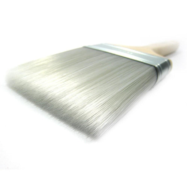 Close up of Wooster Silver Tip soft polyester filaments for fine finish