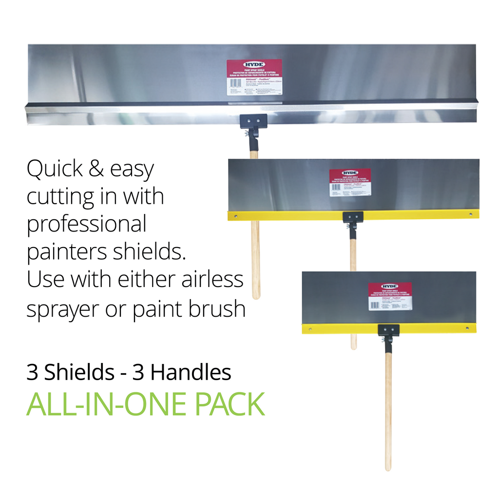 QTech Aluminium Painters Shields 3 pack - 28123
