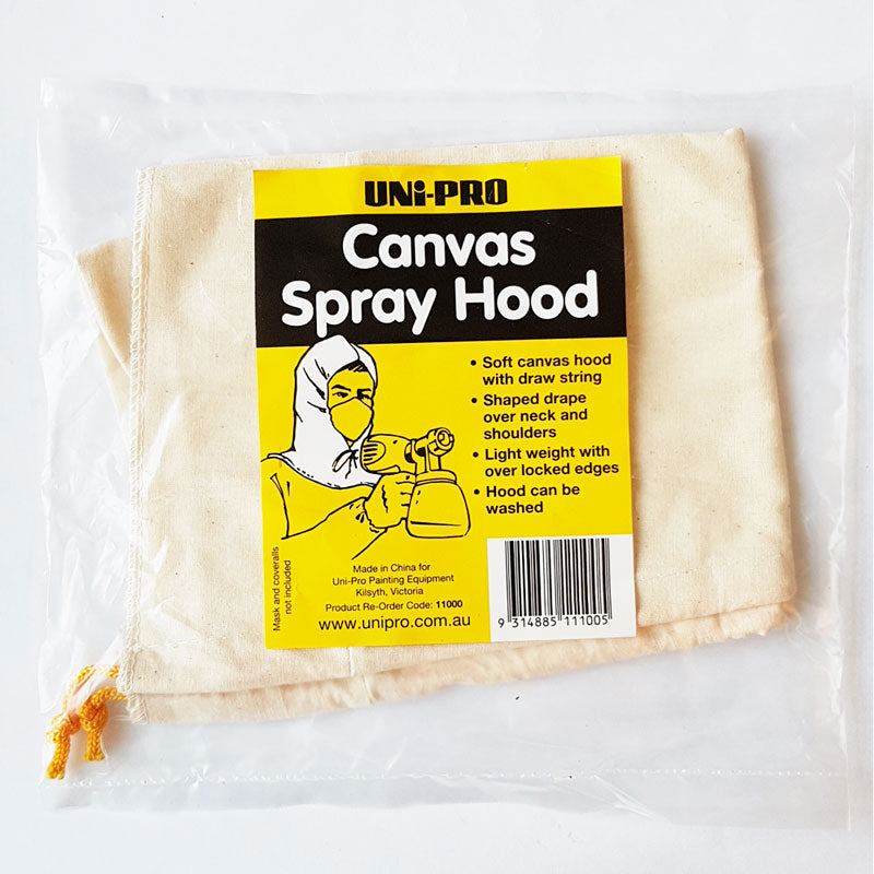 Uni-Pro Canvas Spray Hood with Draw String - Box of 10