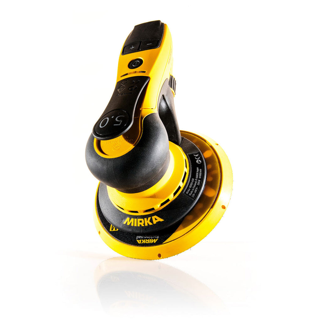 Mirka DEROS II 5650CV orbital sander with 150mm pad and versatile 5.0mm orbit