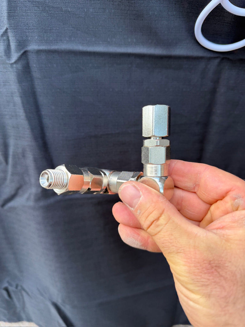 Dan's 360° Swivel Joint for Airless Paint Sprayers - Stainless Steel, 6500 PSI